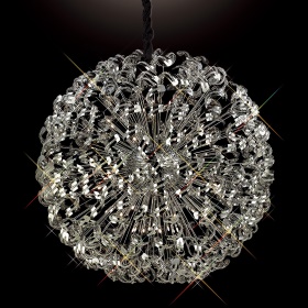 Esme Crystal Ceiling Lights Diyas Statement Crystal Fittings